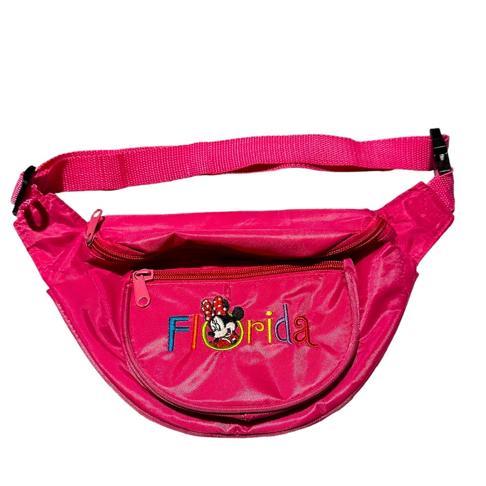 90s Florida MINNIE MOUSE pink Fanny Pack